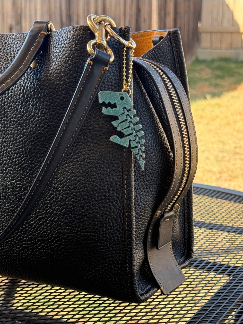 Flexy Sexy Rexy Dinosaur T-Rex Dual Color Keychain Ball Chain Bag Charm